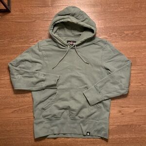 American Giant Classic Heavyweight Pullover Hoodie Sweatshirt in rare Sage color